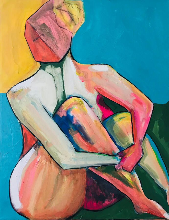 20x28 acrylic on stretched canvas