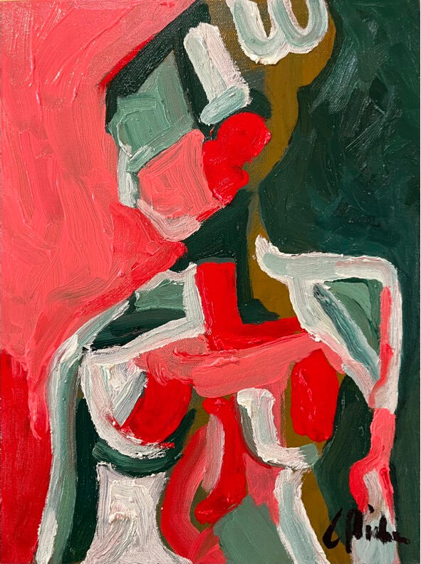 12x16 acrylic on stretched canvas